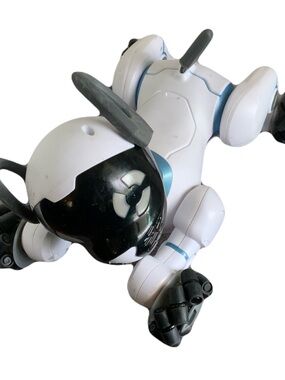 CHiP Dog White and Black Robotic Pet Toy - Interactive VR/AR Accessory
